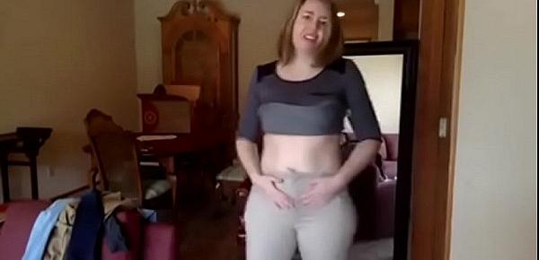  trying clothes milf